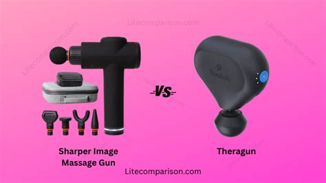 best theragun alternative - sharper image massager vs Theragun.